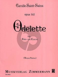 Saint-Saens Odelette Opus 162 Flöte und Klavier (Werner Richter)