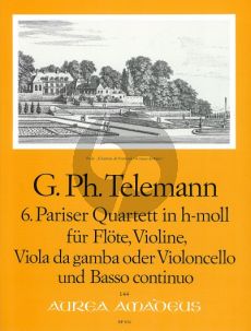 Telemann Pariser Quartett Nr.6 h-moll TWV 43:h1 (Zimmermann)