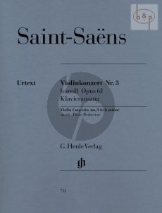 Concerto No.3 b-minor Op. 61 Violine und Orchester Edition for Violin and Piano