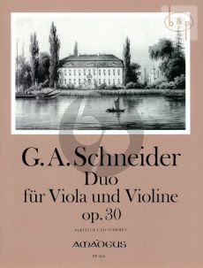 Duo Op.30 Violin und Viola