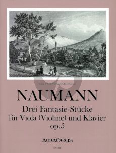 Naumann 3 Fantasie-Stucke Op. 5 Viola oder Violine und Klavier (Bernhard Pauler)