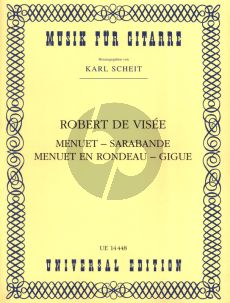 Visee Menuet-Sarabande-Menuet & Menuet-Rondeau-Gique Gitarre (Karl Scheit)