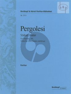 Stabat Mater (Sopr.-Alto soli-Female Choir-String Orch.) Orchestral Score