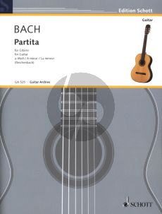 Bach Partita a-moll BWV 1013 fur Gitarre (Bearbeitet von Gerhard Reichenbach)