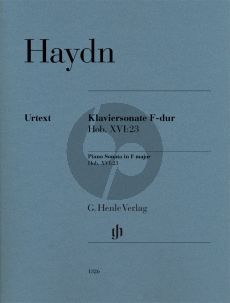Haydn Sonate F-dur Hob.XVI:23 Klavier (Henle)