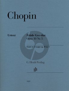 Chopin Etude G-flat major Op.10 No.5 Piano solo (Ewald Zimmermann) (Henle)