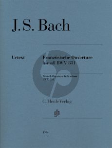 Bach Französische Ouverture h-moll BWV 831 Klavier (mit Fingersatz)