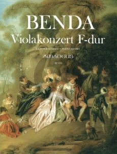 Benda Konzert F-dur Viola-Orchester Klavierauszug (mit Kadenz von Winfried Michel)