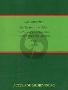 Bleuzet Die Technik der Oboe Band 1 (Text frz.,dt.,engl.)