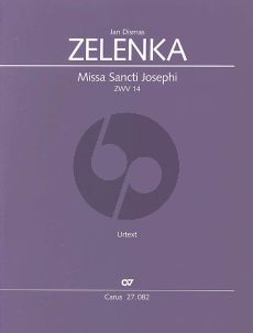 Zelenka Missa Sancti Josephi ZWV 14 Soli-Chor-Orchester (Partitur) (Wolfgang Horn)