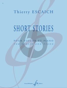 Escaich Short Stories (Sonata) Violin and Piano