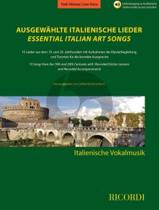 Essential Italian Art Songs Low Voice (Book with Audio online) (edited by Ilaria Narici)