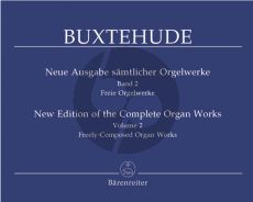 Buxtehude Orgelwerke Vol.2 (Freie Orgelwerke (Christoph Albrecht) (Barenreiter-Urtext)