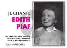 Je Chante Piaf (Lyrics and Chords)