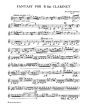 Arnold  Fantasy for Bb Clarinet Solo