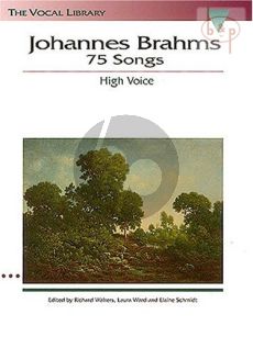 Brahms 75 Songs (High Voice) (Walters-Ward-Schmidt)