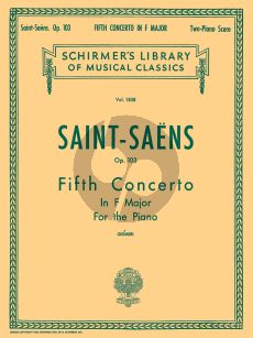 Saint-Saens Concerto No. 5 F-major Opus 103 Piano and Orchestra (edition for 2 Piano's)