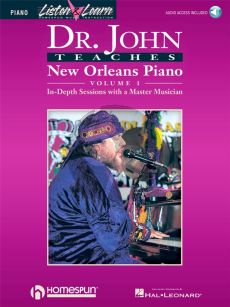 Dr. John Teaches New Orleans Piano Vol. 1 (Book with Audio online)