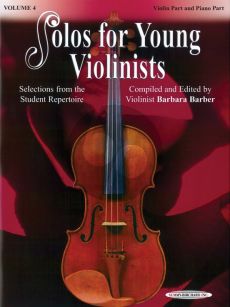Album Solos for Young Violinists Vol.4 for Violin with Piano Accompaniment (compiled and edited by Barbara Barber)
