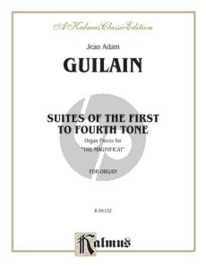 Guilain Suites of the First to Fourt Tone Organ