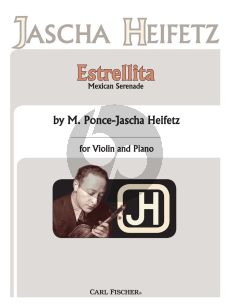 Ponce Estrellita Violin and Piano (My Little Star) (arr. Jascha Heifetz)