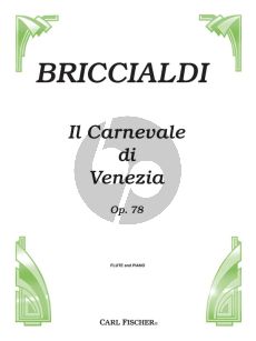 Briccialdi Il Carnavale de Venizia Op.78 Flute-Piano