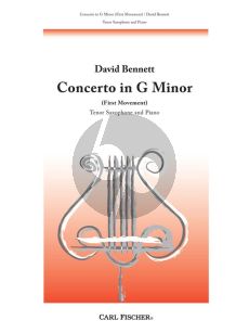 Concerto g-minor Tenor Saxophone and Piano
