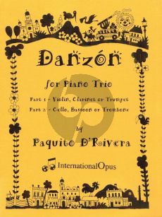 d'Rivera Danzon for Clarinet Bb[Violin/Trumpet]-Violoncello[Bassoon]-Piano
