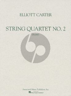 Carter String Quartet No.2 Study Score (1959)