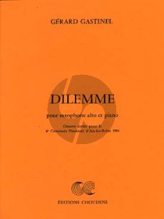 Gastinel Dilemme Saxophone alto-Piano