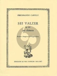 Carulli 6 Valzer Op.101 Guitar (Ruggero Chiesa)