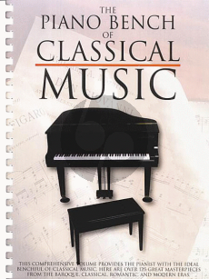 Album The Piano Bench of Classical Music (Advanced Level) (Spiral Bound)
