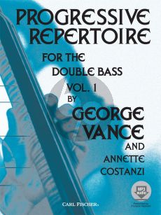 Vance Constanzi Progressive Repertoire for the Double Bass Vol.1 Book with Audio Online