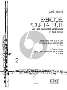 Moyse Exercices sur des Sequences Inhabituelles Vol. 2 Flute