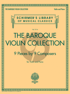 The Baroque Violin Collection – 9 Pieces by 9 Compers)