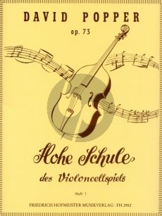 Popper Hohe Schule des Violoncellspiels Op.73 Vol.1