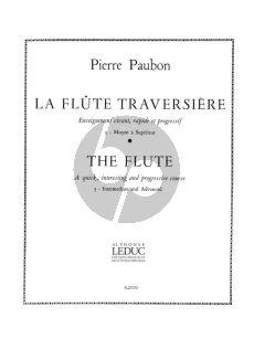 Paubon La Flute Traversiere Vol. 3 Moyen a Superieur