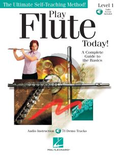 Play Flute Today level 1 (Ultimate Self-Teaching Method) (Book with Audio online)