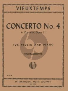Vieuxtemps Concerto No.4 d-minor Op.31 Violin-Piano (Zino Francescatti)