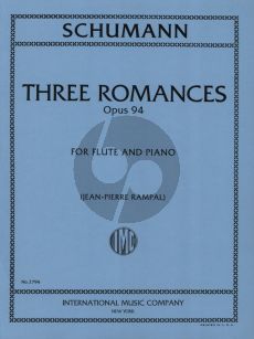 Schumann 3 Romances Op.94 Flute and Piano (Jean-Pierre Rampal)