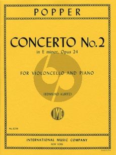Popper Concerto No.2 e-minor Op.24 Violoncello-Piano (Edmund Kurtz)