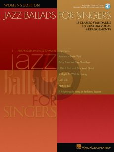 Jazz Ballads for Singers (Women Ed) (Bk-Cd) (15 Classic Standards in Custom Vocal Arrangements)