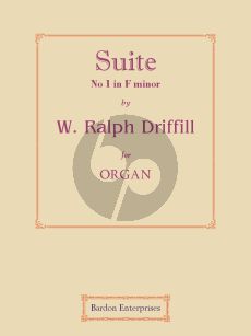 Driffill Suite No.1 Op.14 f-minor Organ