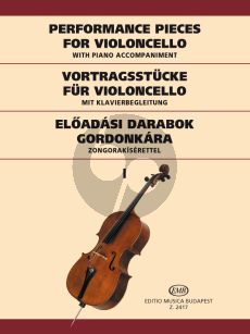 Album Performance Pieces / Vortragsstucke Vol. 1 for Violoncello and Piano