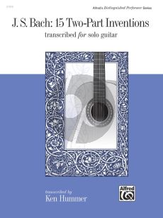 Bach 15 Two-Part Inventions Guitar (transcr. Ken Hummer)