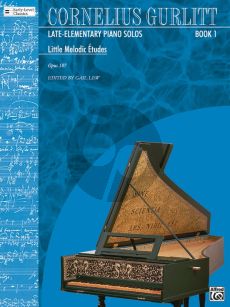 Gurlitt Little Melodic Etudes Op.187 Piano (Lew Gail) (elementary level)