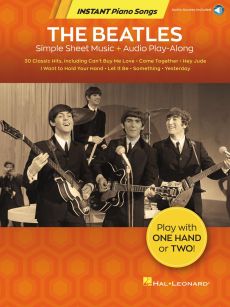 The Beatles – Instant Piano Songs (Book with Audio online)