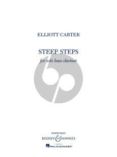 Carter Steep Steps for Solo Bass Clarinet