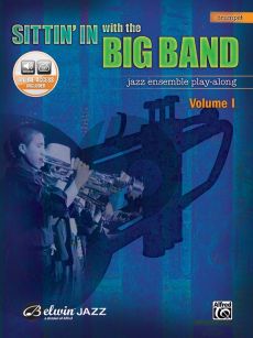 Album Sittin' In with the Big Band Vol. 1 for Trumpet Book Audio Online (Grade: 2 (Easy to Medium Easy))