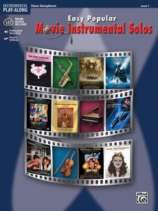 Easy Popular Movie Instrumental Solos for Tenor Saxophone (Bk-Cd) (Bill Galliford)